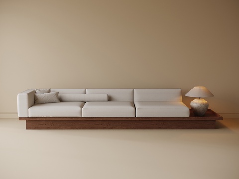 现代三人沙发 客厅沙发su模型