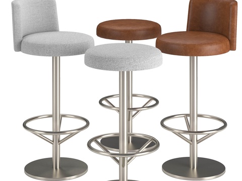  RH Sayer旋转凳3d模型 