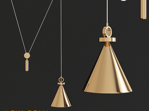  Scandlight Effaya 吊灯（低多边形）3d模型 