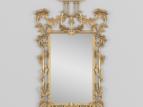  John-Richard系列亭式镜3d模型 