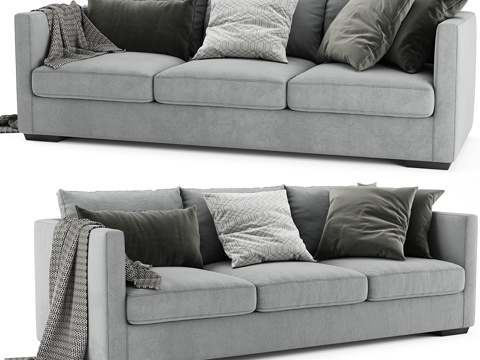  Meridiani Belmon沙发3d模型 