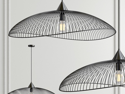  悬挂式卡斯特利吊灯3d模型 