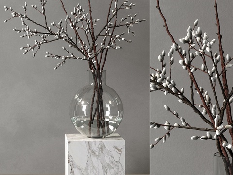  装饰花瓶 023d模型 