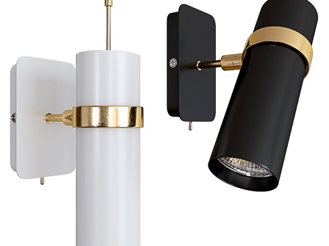  伊莎尔壁灯3d模型 