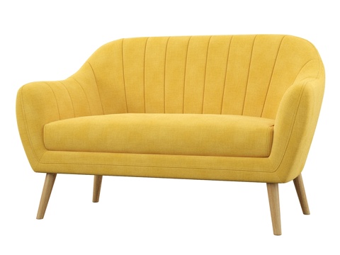  萨德伯里双人沙发3d模型 