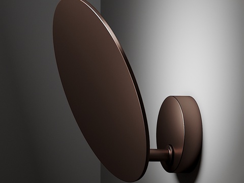  工作室设计拼图圆形壁灯3d模型 