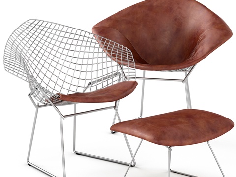  贝托亚钻石座椅3d模型 