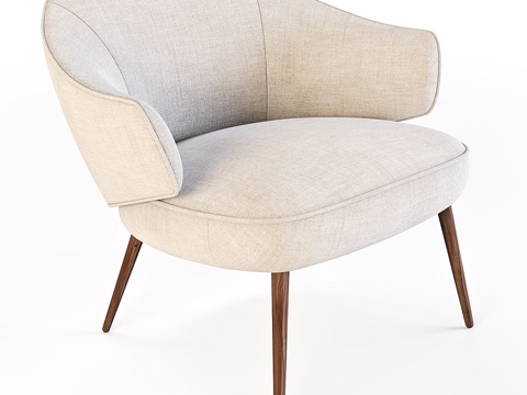  BoConcept 扶手椅 - 夏洛特3d模型 