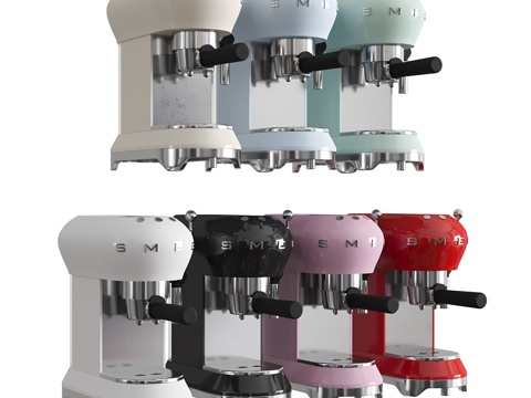  Smeg咖啡机_013d模型 