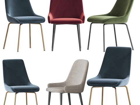  Deephouse 汉堡&阿拉贡座椅套装3d模型 