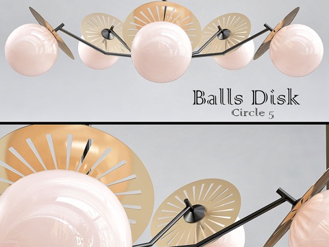  球盘圆环53d模型 