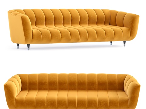  Spectra三人沙发3d模型 