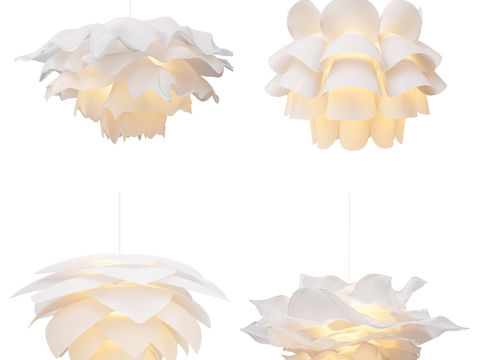  四款独家水晶吊灯系列_27 精致款3d模型 