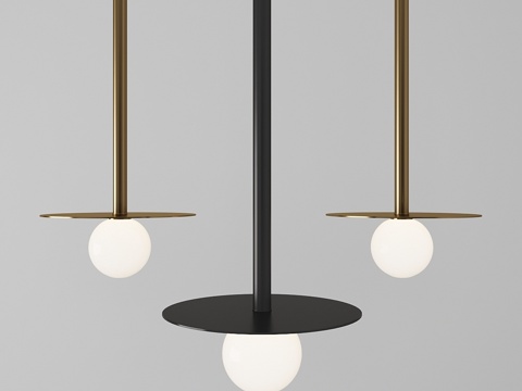  凯莉·韦斯特勒Nodes长吊灯3d模型 