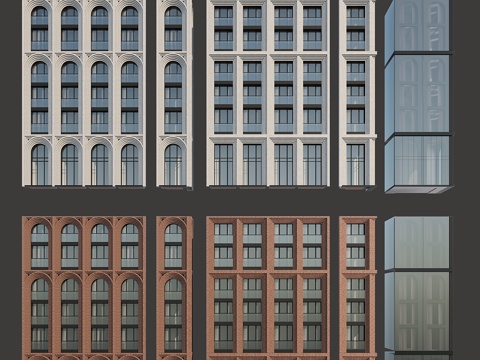  建筑立面 # 23d模型 