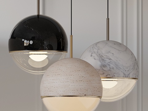  Viso漫游星LED吊灯3d模型 