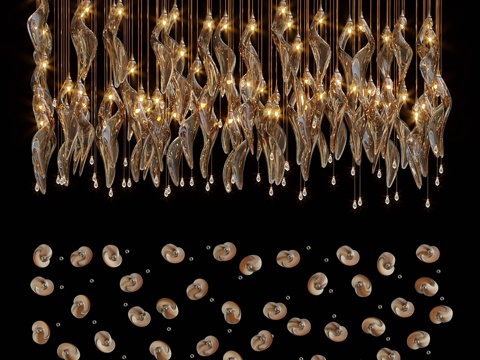  Vargov枝形吊灯3d模型 