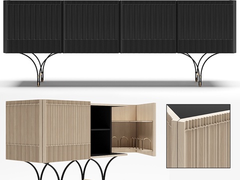 Baxter Guell 边柜3d模型