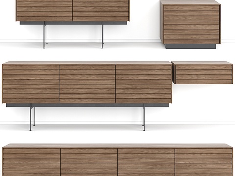  Punt mobles - Sussex（餐边柜、置物架）3d模型 