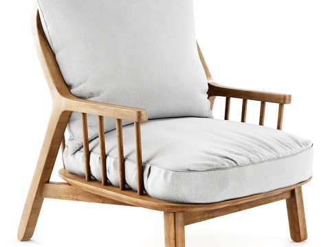  理查德扶手椅3d模型 