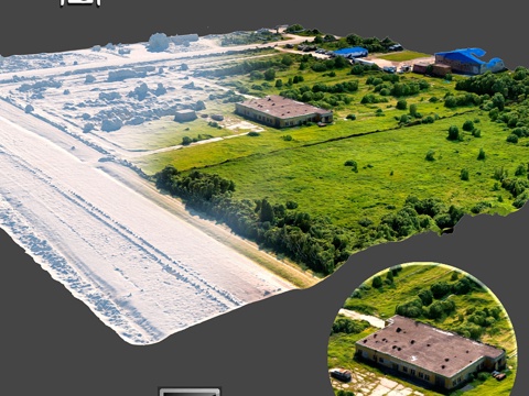  航拍扫描图13d模型 