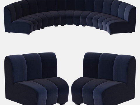  模块化沙发 LANDO EICHHOLTZ3d模型 