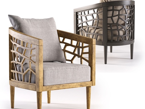  Dakota桶椅3d模型 