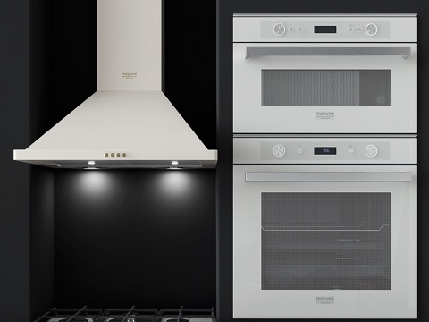  Ariston厨电系列3d模型 