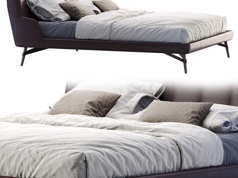 Natuzzi SVEVO床3d模型