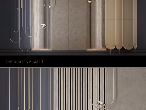  装饰墙 8 - shirma3d模型 