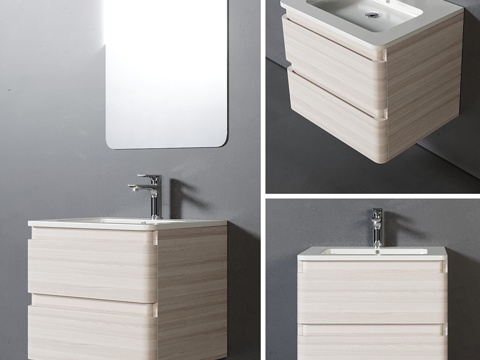  浴室家具 Coria 60cm3d模型 