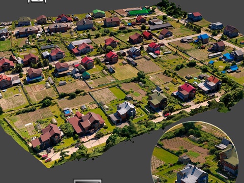  航拍扫描 103d模型 