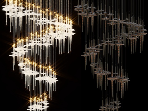  Vargov枝形吊灯3d模型 