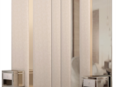  床头板 103d模型 