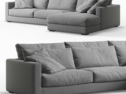  Linteloo Mauro转角沙发3d模型 