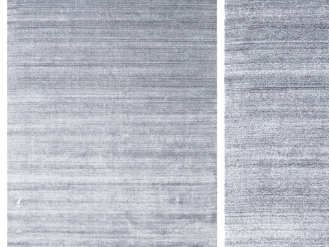  竹丝织机地毯 - 牛仔蓝3d模型 