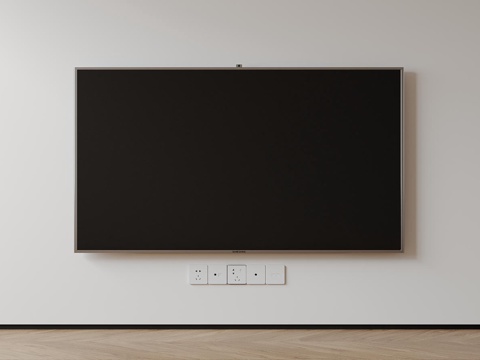  现代电视机 移动电视 激光电视 显示屏 壁挂式电视3d模型 