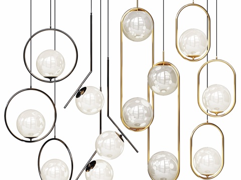  Lampatron HOOP 吊灯惊艳套装 vol. 93d模型 