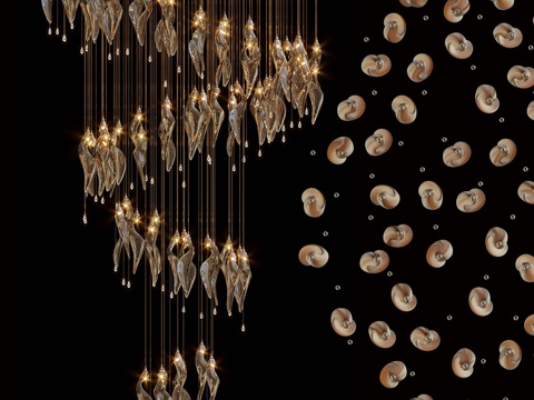  Vargov枝形吊灯3d模型 