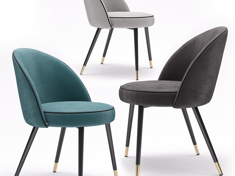  艾克霍兹库珀餐厅椅3d模型 