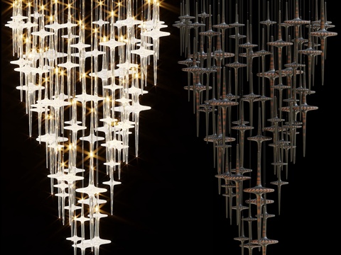  Vargov枝形吊灯3d模型 