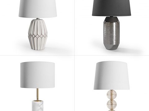  ZARA HOME 灯具套装13d模型 