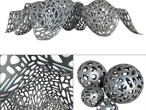  仿生参数化大厅 - 仿生参数化大厅3d模型 