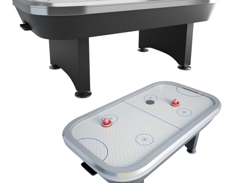  电子空气曲棍球3d模型 