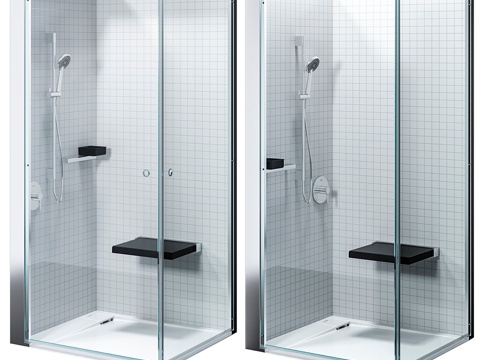  德卫士Openspace淋浴套装3d模型 