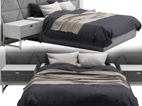  Groundpiece床    Flexform3d模型 