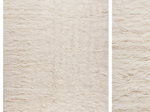  Flokati羊毛地毯3d模型 