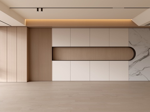  现代客厅 奶油客厅 沙发背景墙 客厅背景 奶油风背景墙3d模型 