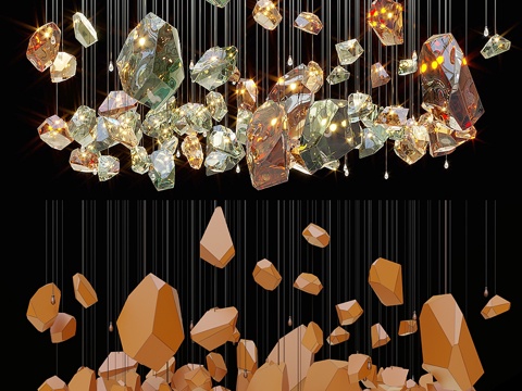  Vargov 枝形吊灯3d模型 