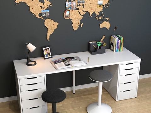  工作空间3d模型 